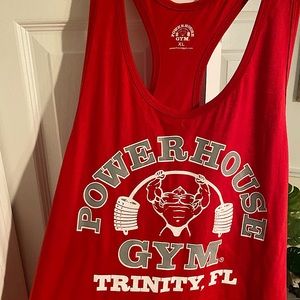 Men’s bodybuilding stringer / tank top never been worn from Powerhouse Gym. XL